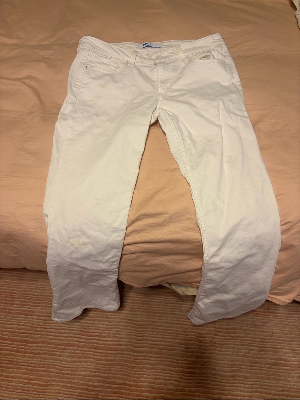 Levi's 518 Bootcut White Jeans